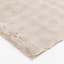 (B883) Crosby St. Beige Bebel Faux Fur Accent Rug, 3x5