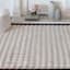 (B883) Crosby St. Beige Bebel Faux Fur Shag Area Rug, 8x10