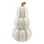 Homespun Harvest White Pumpkin Stack, 28"