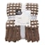 Crosby St. Brown Woven Fringe Throw Blanket, 50x60