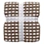 Crosby St. Brown Woven Fringe Throw Blanket, 50x60