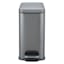 Black Stainless Steel Trash Bin, 9.7l