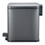 Black Stainless Steel Trash Bin, 9.7l