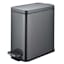 Black Stainless Steel Trash Bin, 9.7l