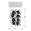 8-Pack Black Mini Spiders