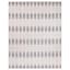 (D613) Tracey Boyd Palermo Grey & White Washable Area Rug, 8x10
