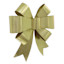 Classic Christmas Metal Gold Christmas Bow Wall Decor, 25.5"