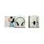 Brushed Metal Bluetooth Headphones White