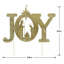 Gold Joy Metal Yard Stake, 24"