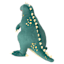 Tiny Dreamers Green T-Rex Shaped Pillow