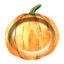 Die Cut Pumpkin Autumn Foliage 8In 8Ct