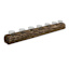 Ty Pennington 7-Cup Wood Log Tealight Candle Holder, 32"