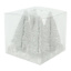 4-Pack White Bottlebrush Trees, 5"