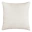 Ivory Petal Cut Velvet Throw Pillow, 18"