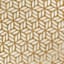 Gold Petal Cut Velvet Throw Pillow, 18"