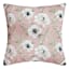 Mauve Peony Printed Throw Pillow, 18"