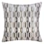 Natural Geo Link Cut Velvet Throw Pillow, 18"