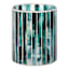Found & Fable Green Glass Hurricane, 6"