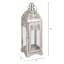 Found & Fable Silver Metal Lantern, 12"