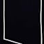 Black with White Embroidery Table Runner, 14x72