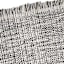 Set of 4 White & Black Mix Yarn Dyed Placemats With Fringe, 13x19