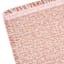 Set of 4 Pink & White Yarn Dyed Fringe Placemats, 13x19