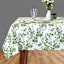 Green Floral Print Tablecloth, 60x84
