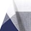 White with Navy Blue Border Tablecloth, 60x104