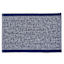 S4 13X19 Blue/Ivory Mix Woven Placemat With Fringe