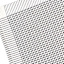 Set of 4 Grey & White with White Border Woven Placemats, 13x19