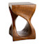 Twist Accent Table, Walnut Finish