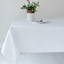 Basics Solid White Tablecloth, 60x84