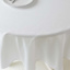 Basics Solid White Round Tablecloth, 70"