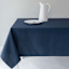 Basics Solid Navy Blue Tablecloth, 60x104