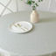 Basics Solid Fog Round Tablecloth, 70"