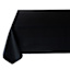Basics Solid Black Tablecloth, 60x104