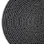Avilla Charcoal Round Placemat, 15"