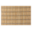 Set of 6 Brown Caribbean Bamboo Placemat, 12x18