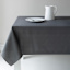 Basics Solid Charcoal Tablecloth, 60x84