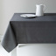 Basics Solid Charcoal Tablecloth, 60x104