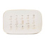 White Cowboy Boots Ceramic Trinket Tray, 5"