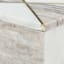 7X5 Marble Rectangular Box With White And Brown Inlay