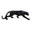 Black Geometric Leopard, 19"