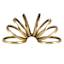 Gold Metal Decorative Slinky Ring, 11"