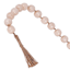 36In Ivory Resin Bead Garland With Tassle