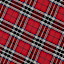 Homespun Set of 4 Holiday Plaid Cloth Napkins, 20"