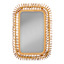 Soul Searcher Rattan Wall Mirror, 24x35