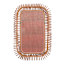 Soul Searcher Rattan Wall Mirror, 24x35