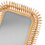 Soul Searcher Rattan Wall Mirror, 35x24