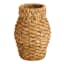 Woven Water Hyacinth Vase, 14"